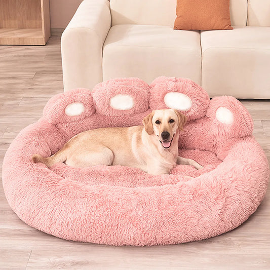 Pawfect Paws Luxury Anti-Anxiety Dog Bed Pink
